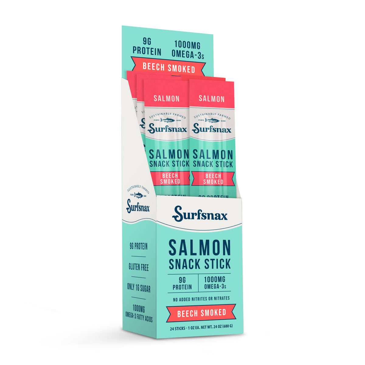 Original Beech Smoked Salmon Snack Stick