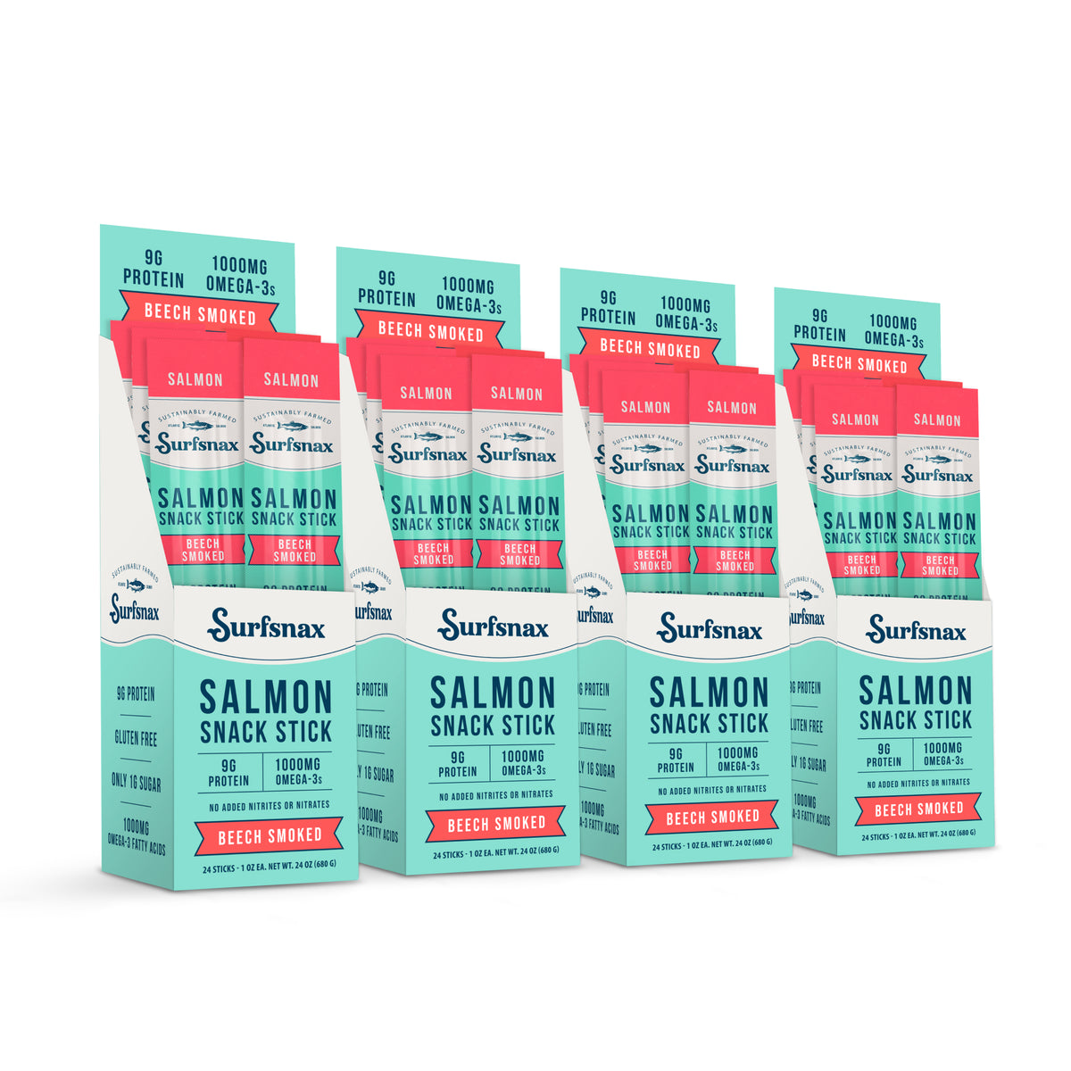 Original Beech Smoked Salmon Snack Stick