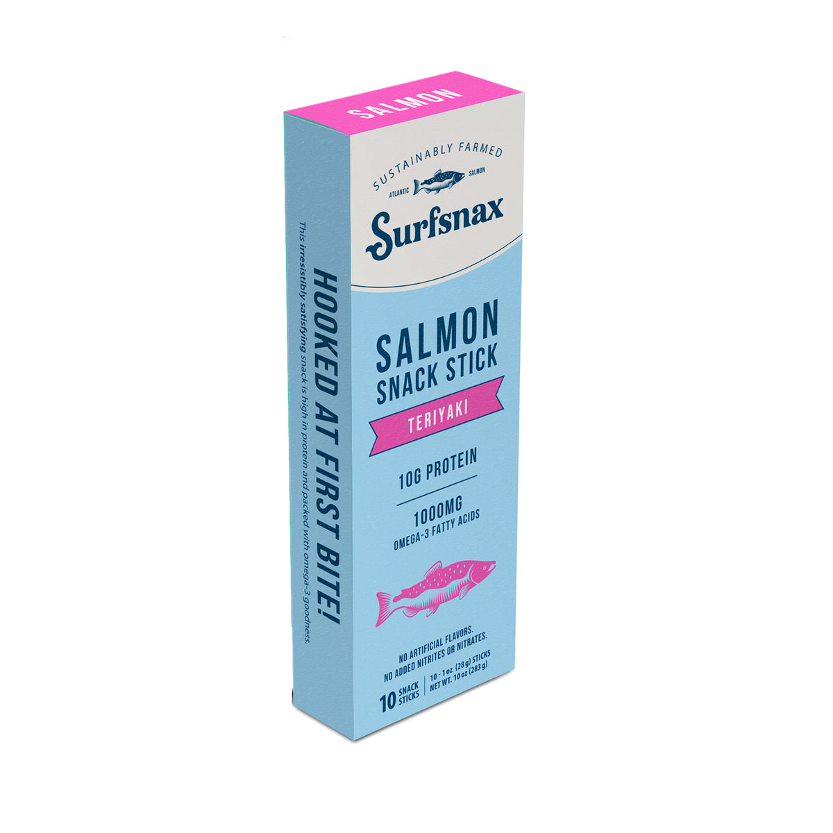 Teriyaki Salmon Snack Stick