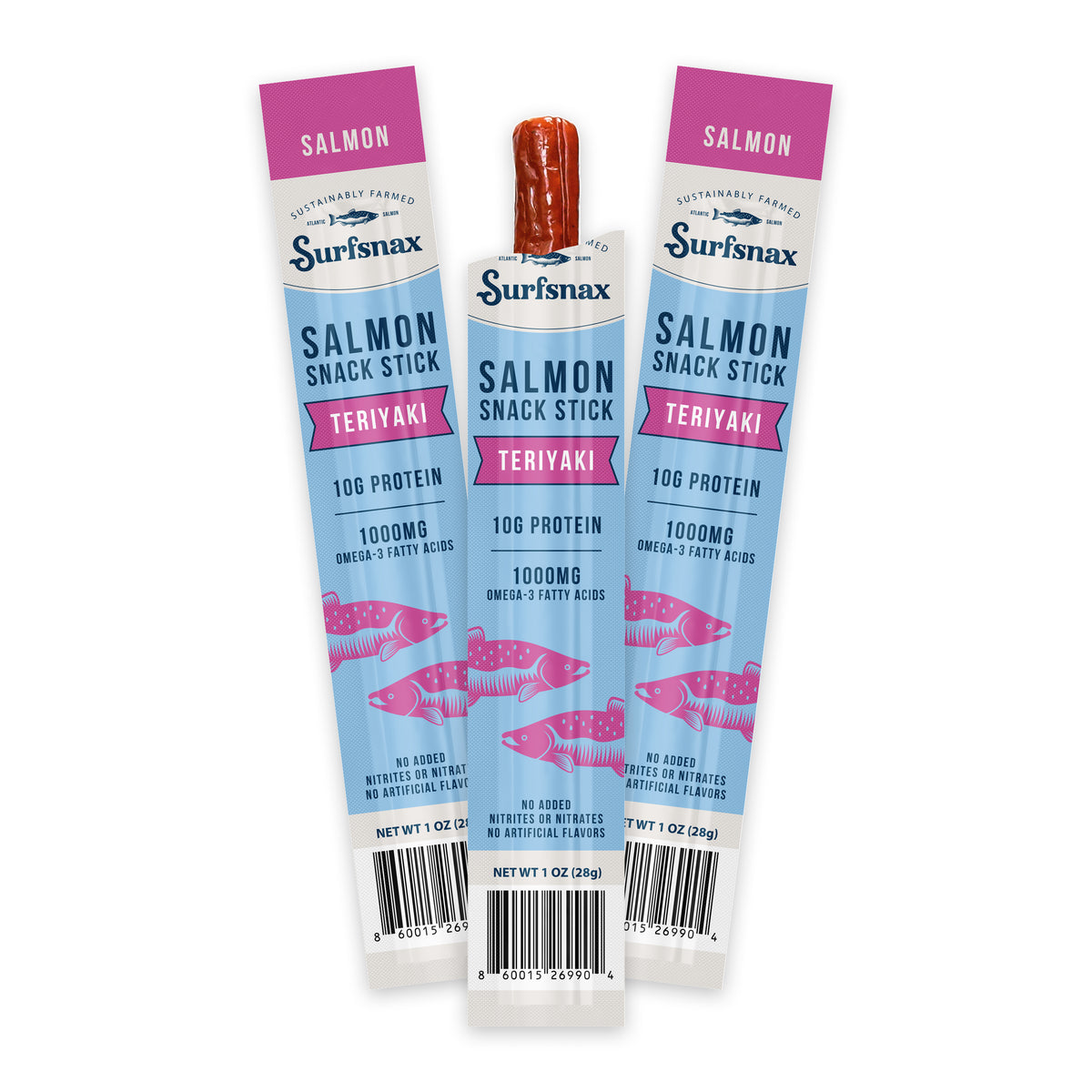 Teriyaki Salmon Snack Stick